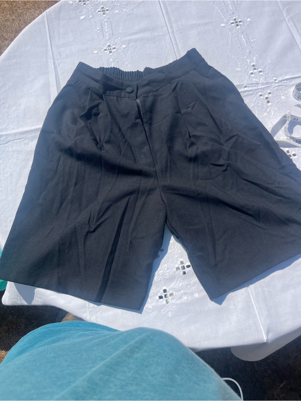 Ellen Figg Classic Black Women's Bermuda Shorts